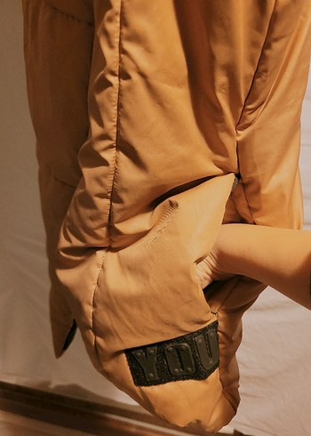 Fermuarlı Bej Kadın Midi Yelek - Görsel 8