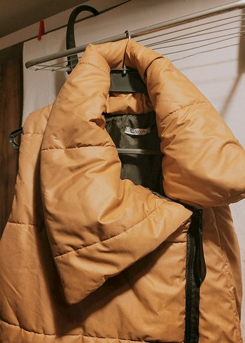 Fermuarlı Bej Kadın Midi Yelek - Görsel 4