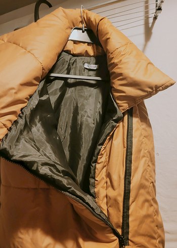 Fermuarlı Bej Kadın Midi Yelek - Görsel 12