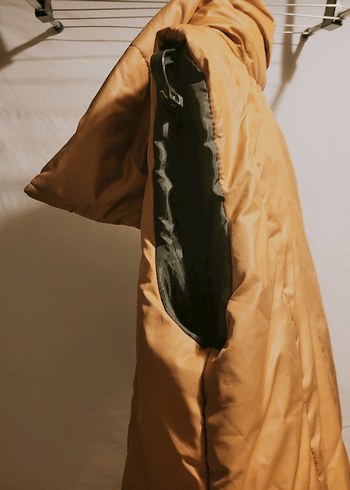 Fermuarlı Bej Kadın Midi Yelek - Görsel 6