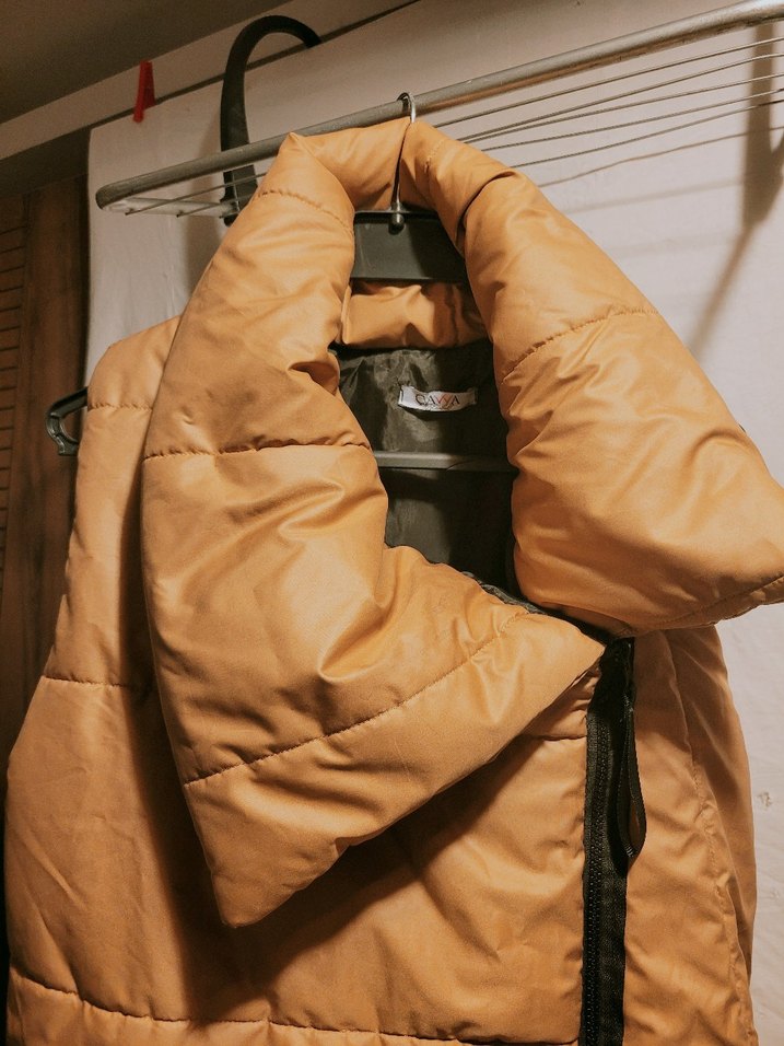 Fermuarlı Bej Kadın Midi Yelek - Görsel 4