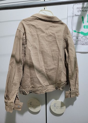 Bej Düğmeli  Ceket - Görsel 3