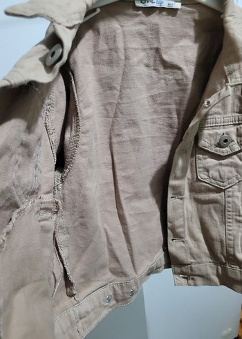 Bej Düğmeli  Ceket - Görsel 9