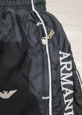 Erkek Siyah Fermuarlı Eşofman Altı - Görsel 5