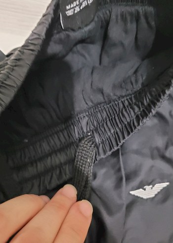 Erkek Siyah Fermuarlı Eşofman Altı - Görsel 13