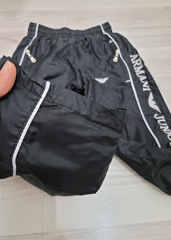 Erkek Siyah Fermuarlı Eşofman Altı - Görsel 9