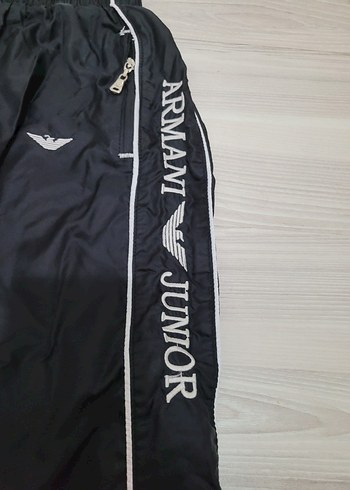 Erkek Siyah Fermuarlı Eşofman Altı - Görsel 7