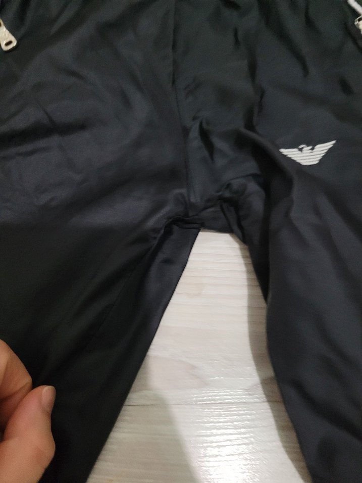 Erkek Siyah Fermuarlı Eşofman Altı - Görsel 3