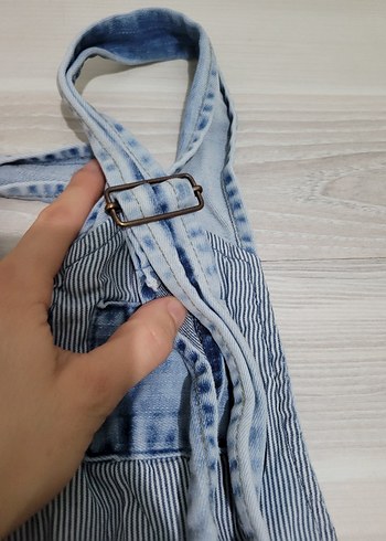 Mavi Denim Askılı şort - Görsel 9