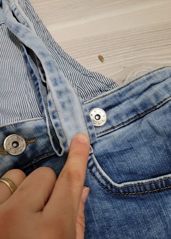 Mavi Denim Askılı şort - Görsel 8