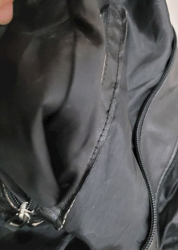 Siyah Deri Fiyonk Detaylı Gotik Kadın Çanta - Görsel 15