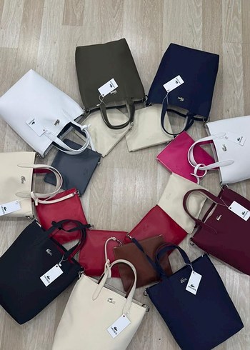 Lacoste Beyaz Deri Kadın Çanta