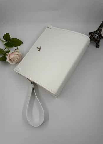 Beden Beymen Deri Kadın Clutch Çanta Fermuarlı