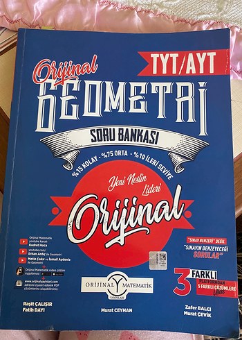Beden TYT/AYT Orijinal Geometri Soru Bankası