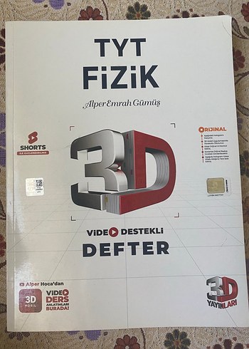 TYT Fizik 3D Video Destekli Defter