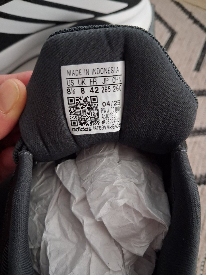 Siyah Adidas Spor ve Günlük Koşu Ayakkabısı - Görsel 3