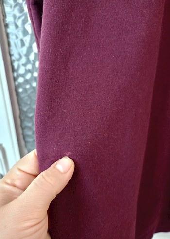 42 Beden Bordo Uzun Kollu Triko Tunik