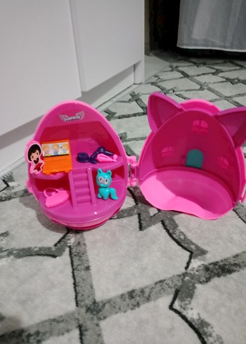 Pembe Kedili Mini Oyun Evi Oyuncak