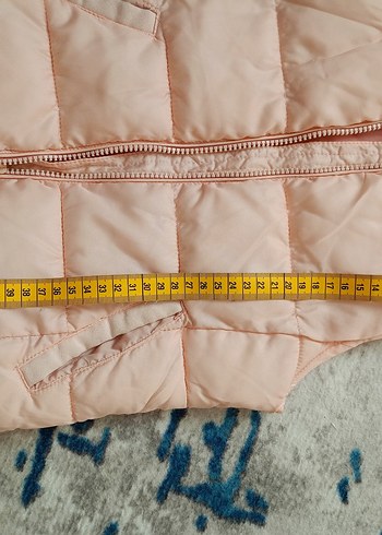 8 yaş Kız Çocuk Pembe Kapüşonlu Yelek - Görsel 7