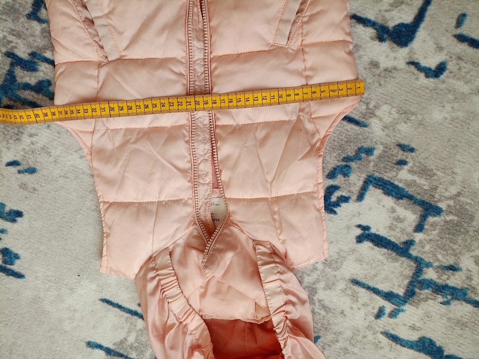 8 yaş Kız Çocuk Pembe Kapüşonlu Yelek - Görsel 3