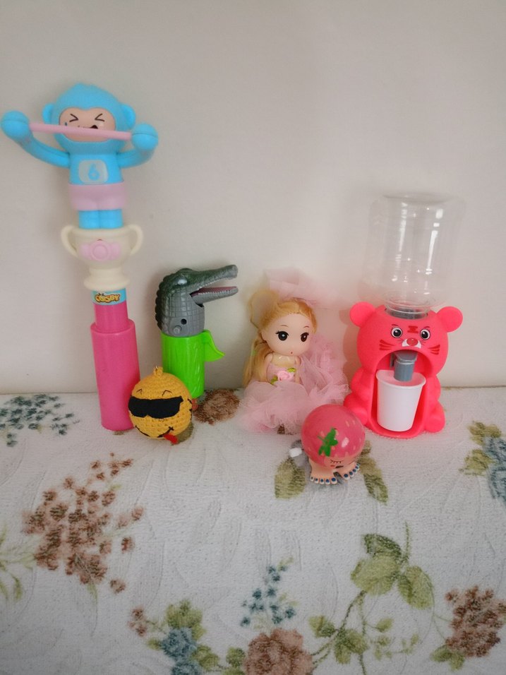 Renkli Çocuk Oyuncakları Seti - Pembe - Görsel 2