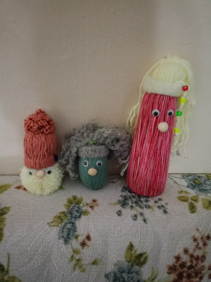 El Yapımı Renkli İplik Figürleri - Görsel 2