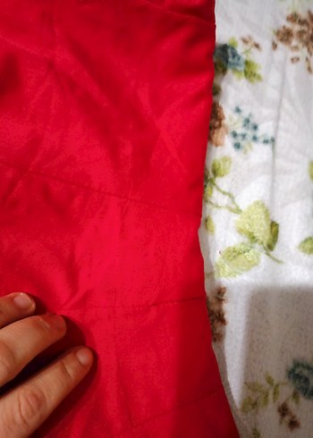 38 beden Kırmızı Uzun Elbise - Görsel 6