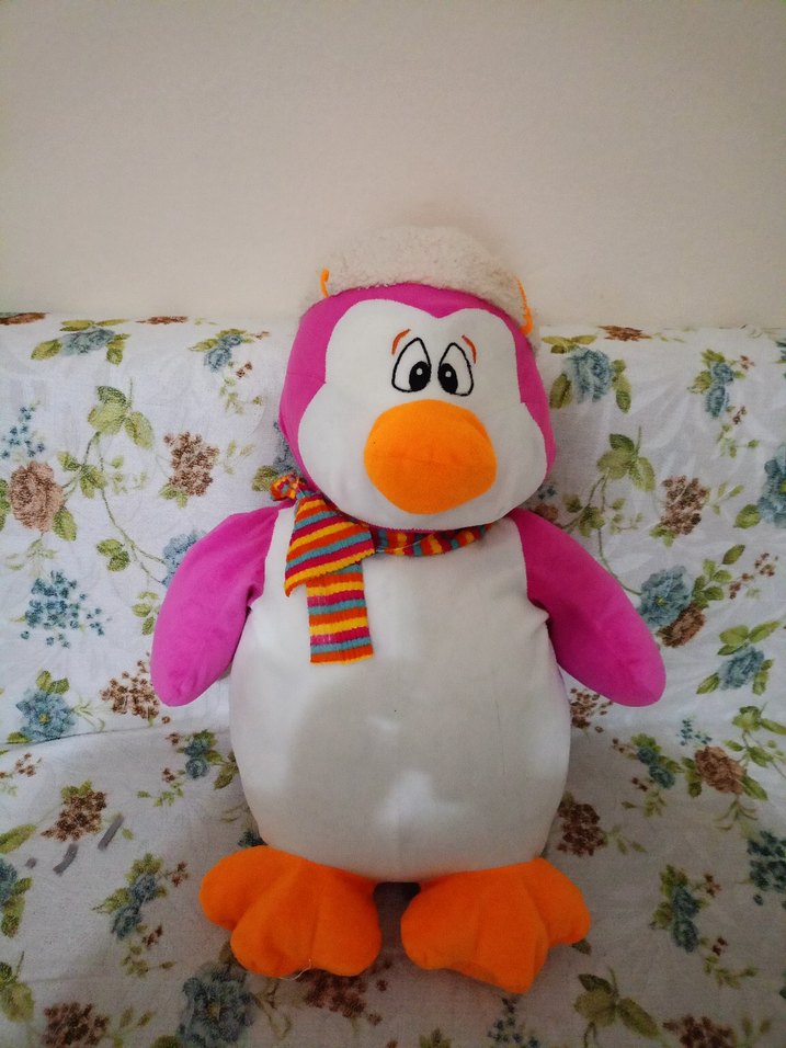 60 cm Peluş Penguen Oyuncak - Görsel 5