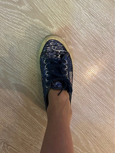 35 Beden lacivert Renk Pullu superga