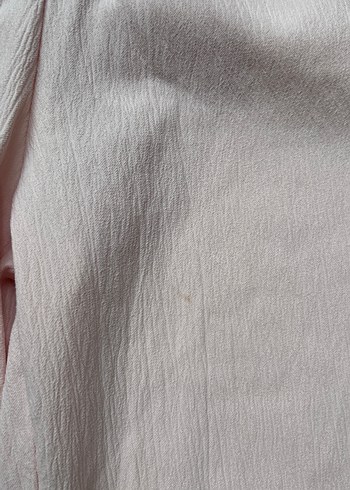 Pembe Keten Kadın Pantolon - Görsel 3