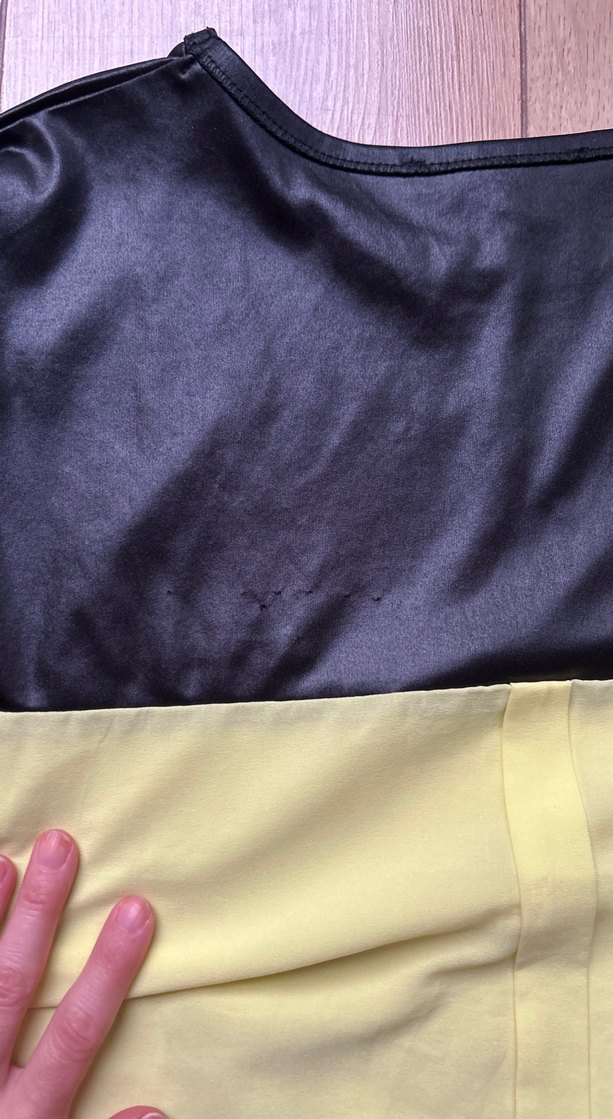 Sarı Siyah Uzun Kollu Tişört - Görsel 3