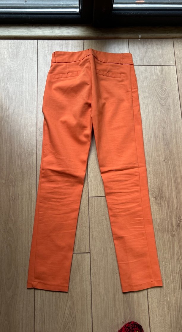 Turuncu Kadın Kumaş Pantolon - Görsel 2