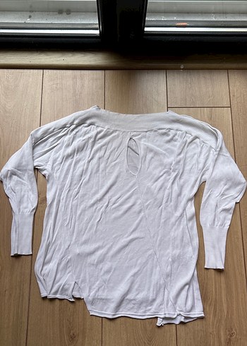 Beyaz Uzun Kollu bluz - Görsel 3