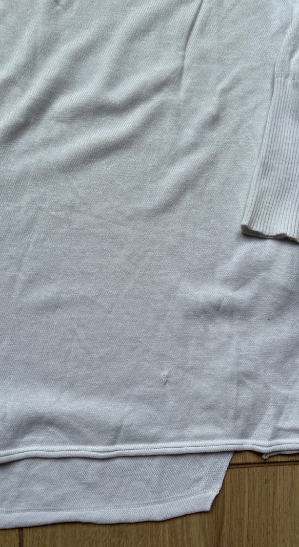 Beyaz Uzun Kollu bluz - Görsel 2