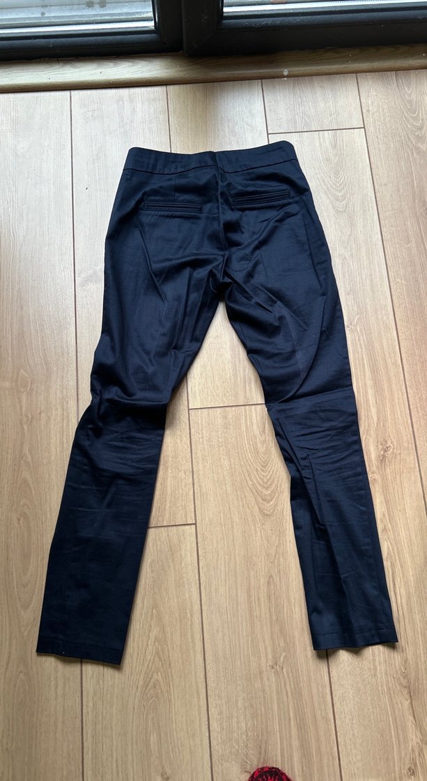 Kadın Lacivert Normal Boy Kumaş Pantolon - Görsel 2