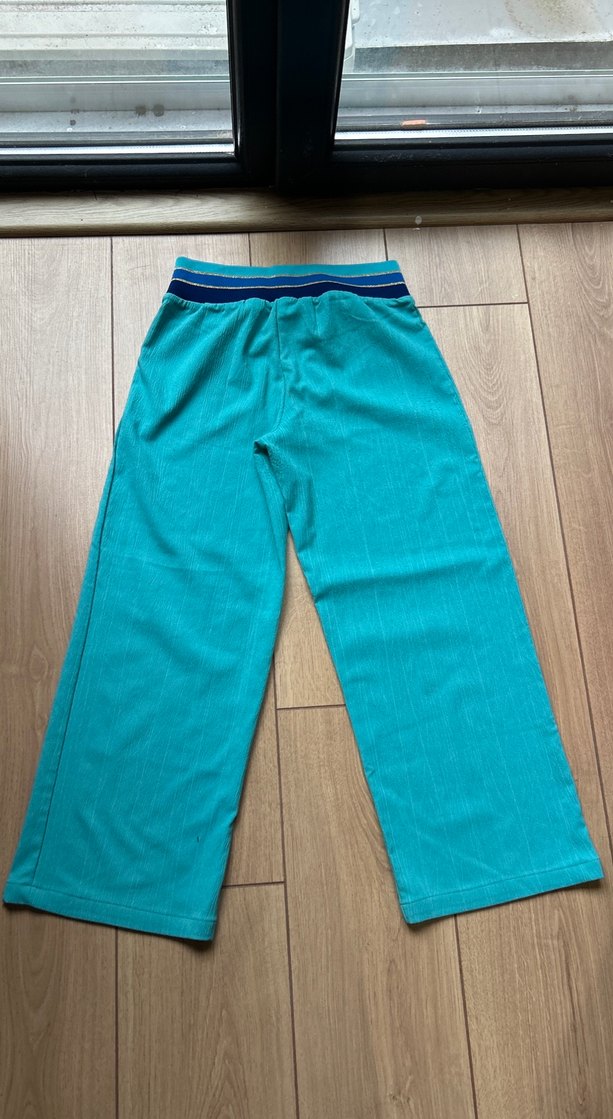 Turkuaz Bol Kesim Kadın Pantolon - Görsel 2