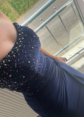 GarneSS taşlı straplez abiye - Görsel 8