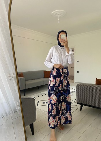 Uzun Pamuk Etek - Rahat ve Şık - Görsel 2