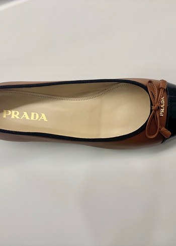 Prada Bej Prada Kadin Babet