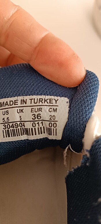 36 Beden Spor ayakkabı