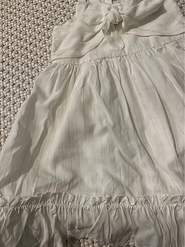 7 Yaş Beden Beyaz elbise yeni etiketli