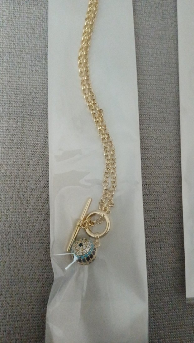 Xuping nazar boncuklu kolye ve bileklik - Görsel 3