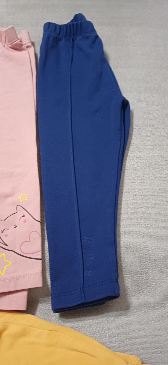 Sarı ve Pastel Sarı Kız Çocuk Şortları - Görsel 3