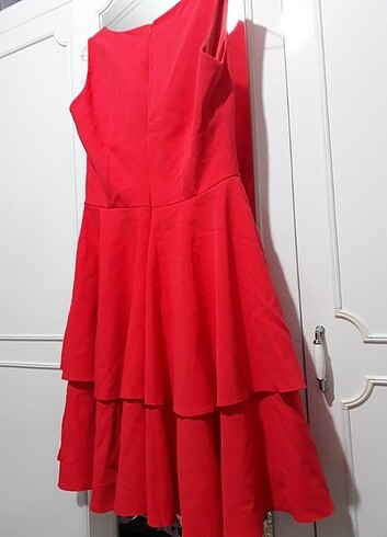 m Beden kırmızı Renk Elbise-