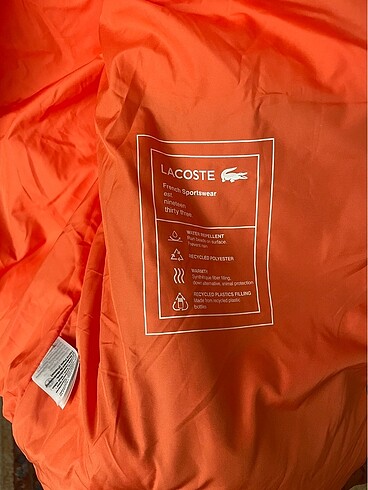 Lacoste Mont şişme lacsote