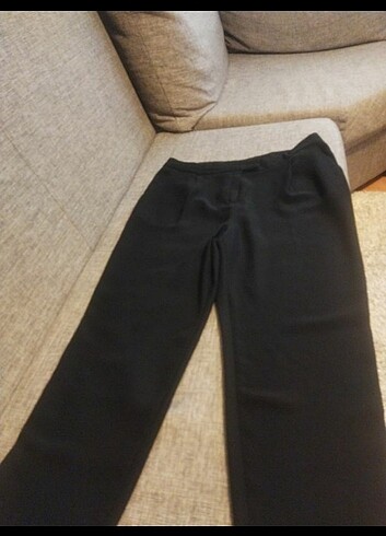 Siyah kadın kumaş pantolon 