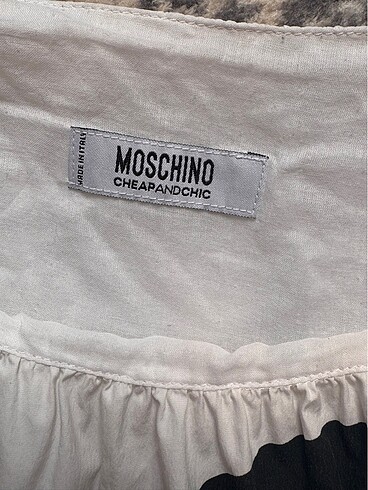 s Beden Moschino Beyaz kısa elbise