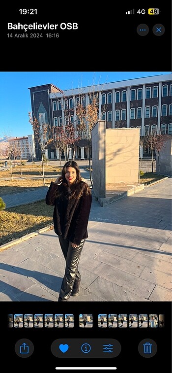 Koton kapüşonlu peluş mont