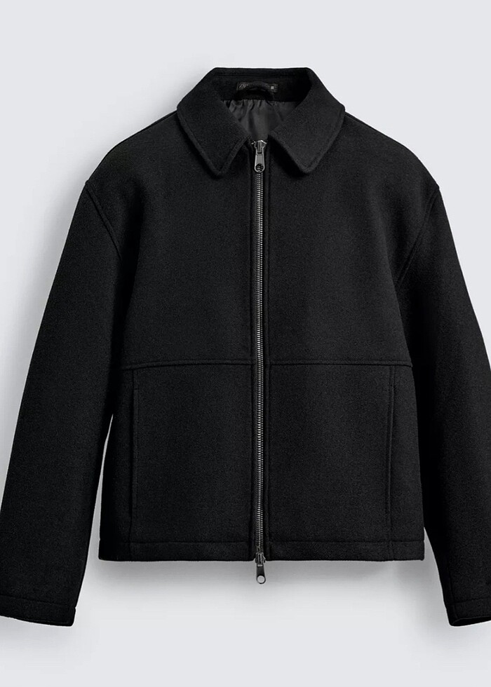 Zara fermuarlı erkek ceket - Görsel 3