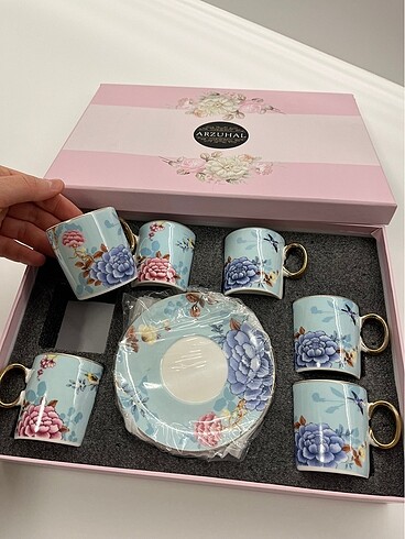 Arzuhal 6 kişilik kahve fincanı - Görsel 3